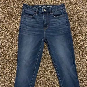 American Eagle Jeans Super high rise jeggings